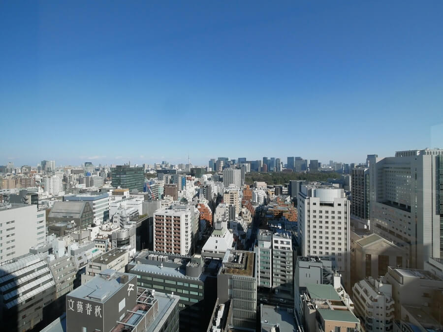 紀尾井町ガーデンタワーからの眺望イメージ