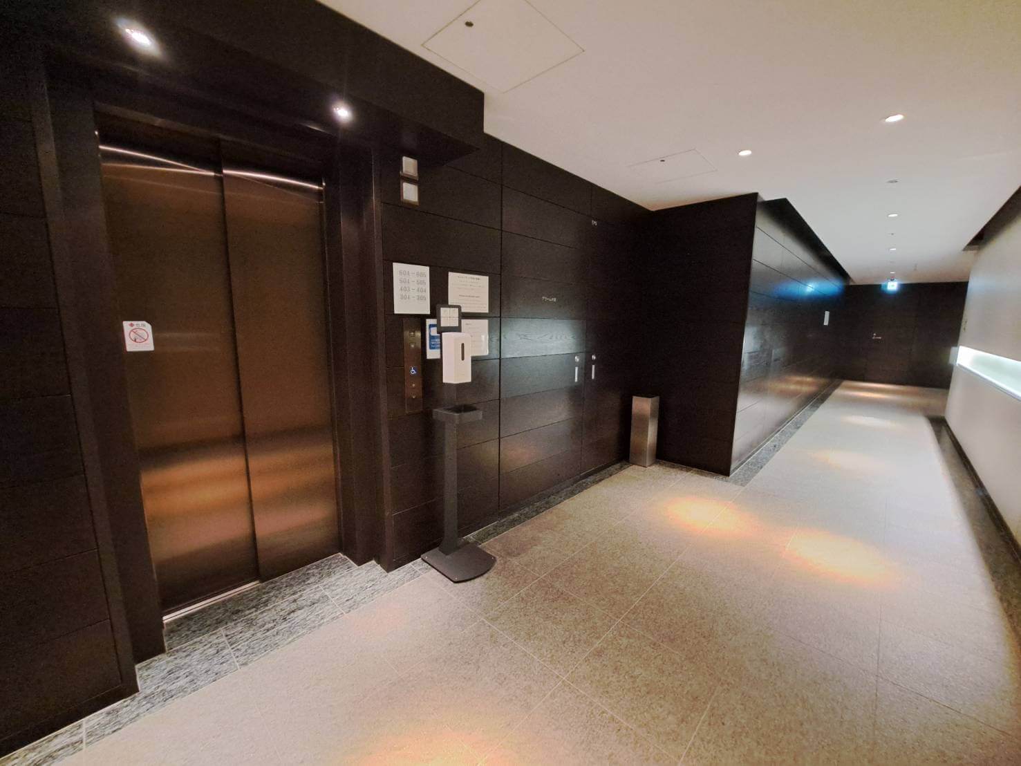 六本木ヒルズレジデンスA棟のエレベーター