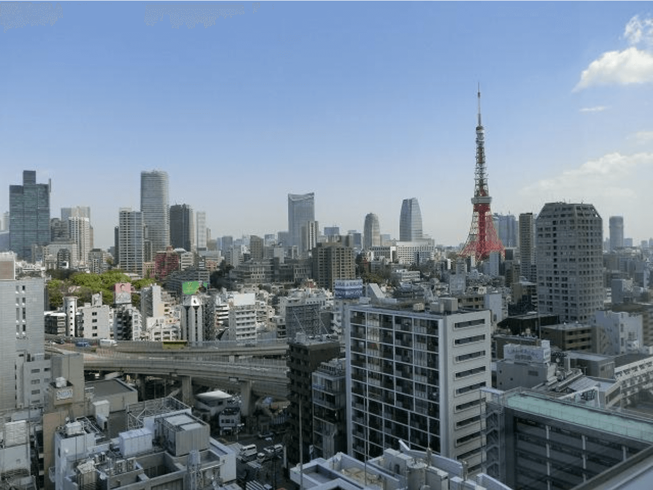 アクシア麻布から見える東京タワーの眺望