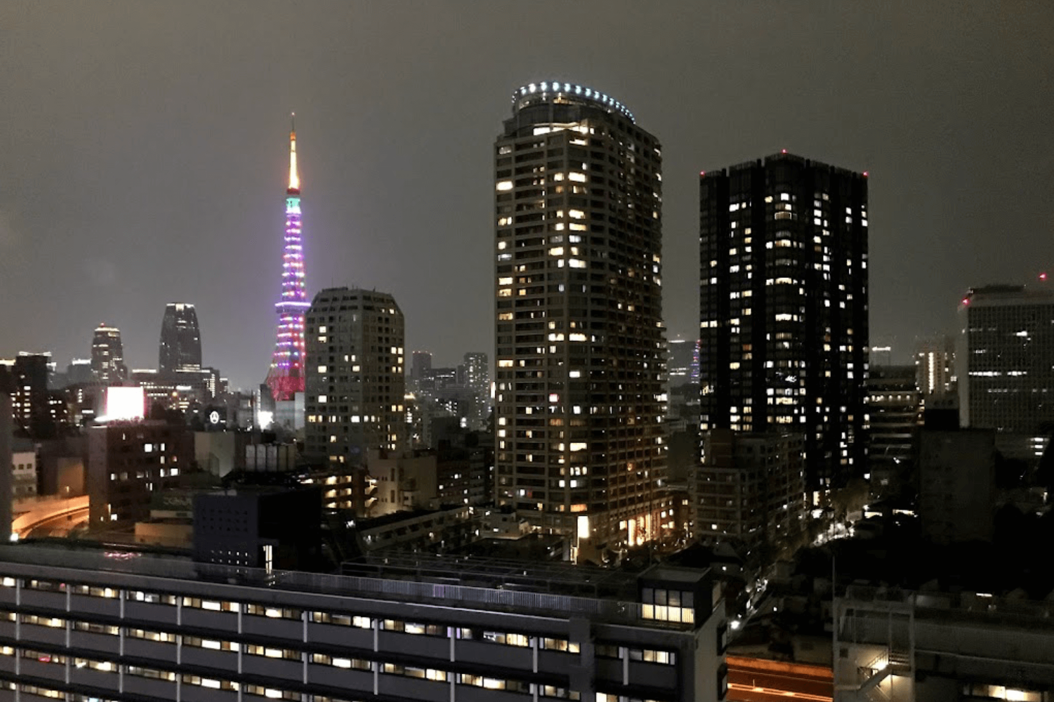 アクシア麻布から見える東京タワーの眺望
