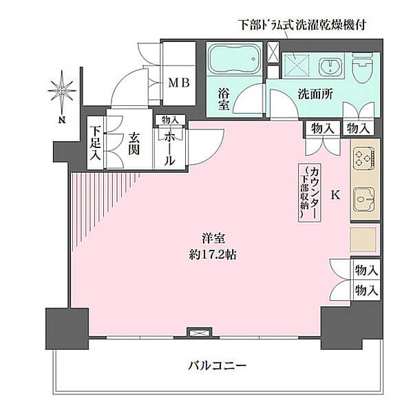 品川タワーフェイスの間取り