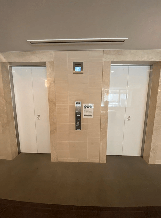 パークアクシス恵比寿のエレベーター