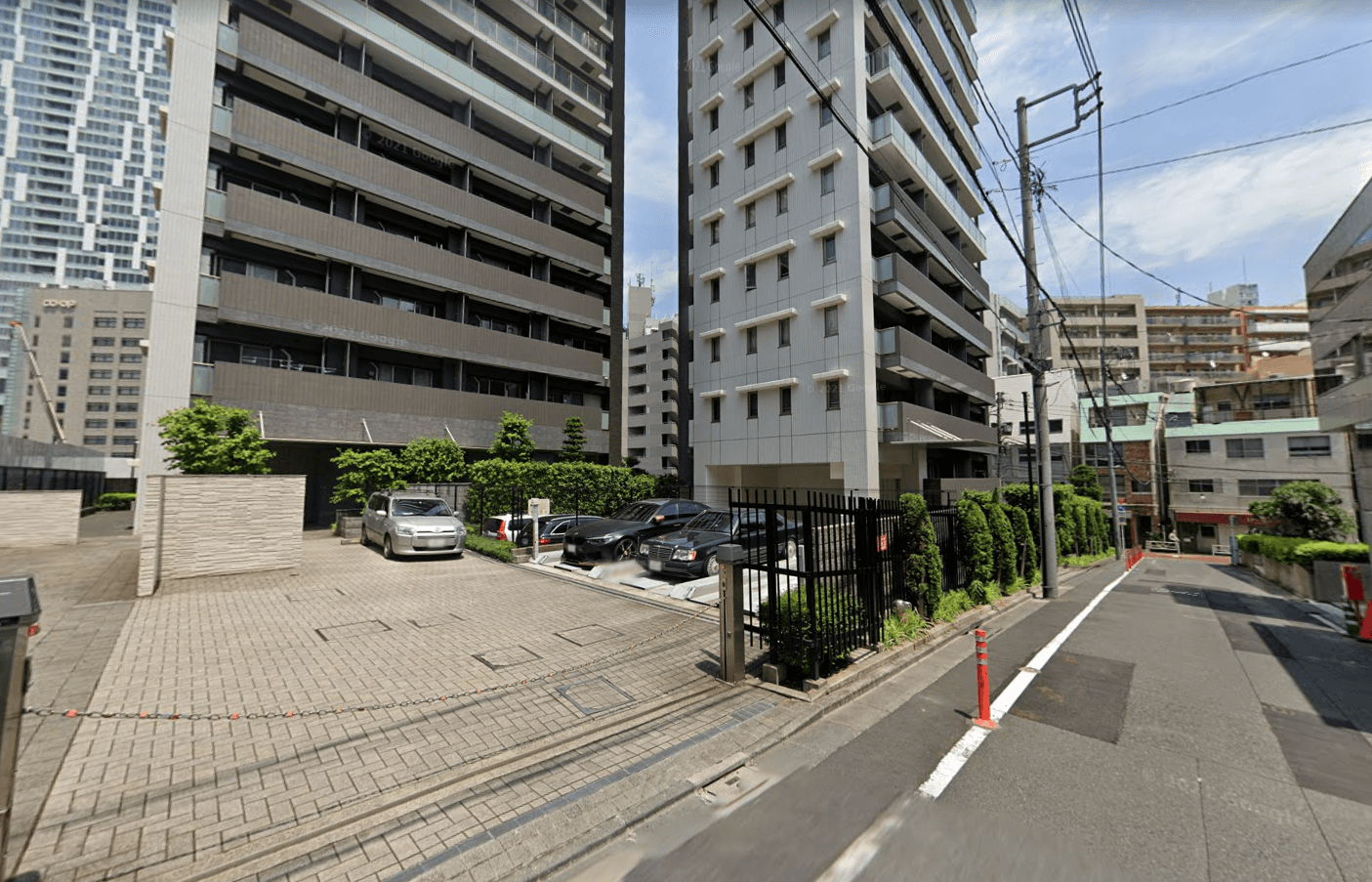 パークアクシス渋谷桜丘の入り口