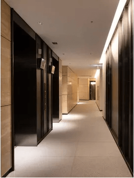パークハウス恵比寿のエレベーターホール