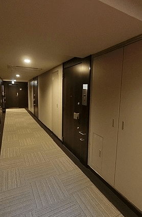 シティハウス東京八重洲の内廊下