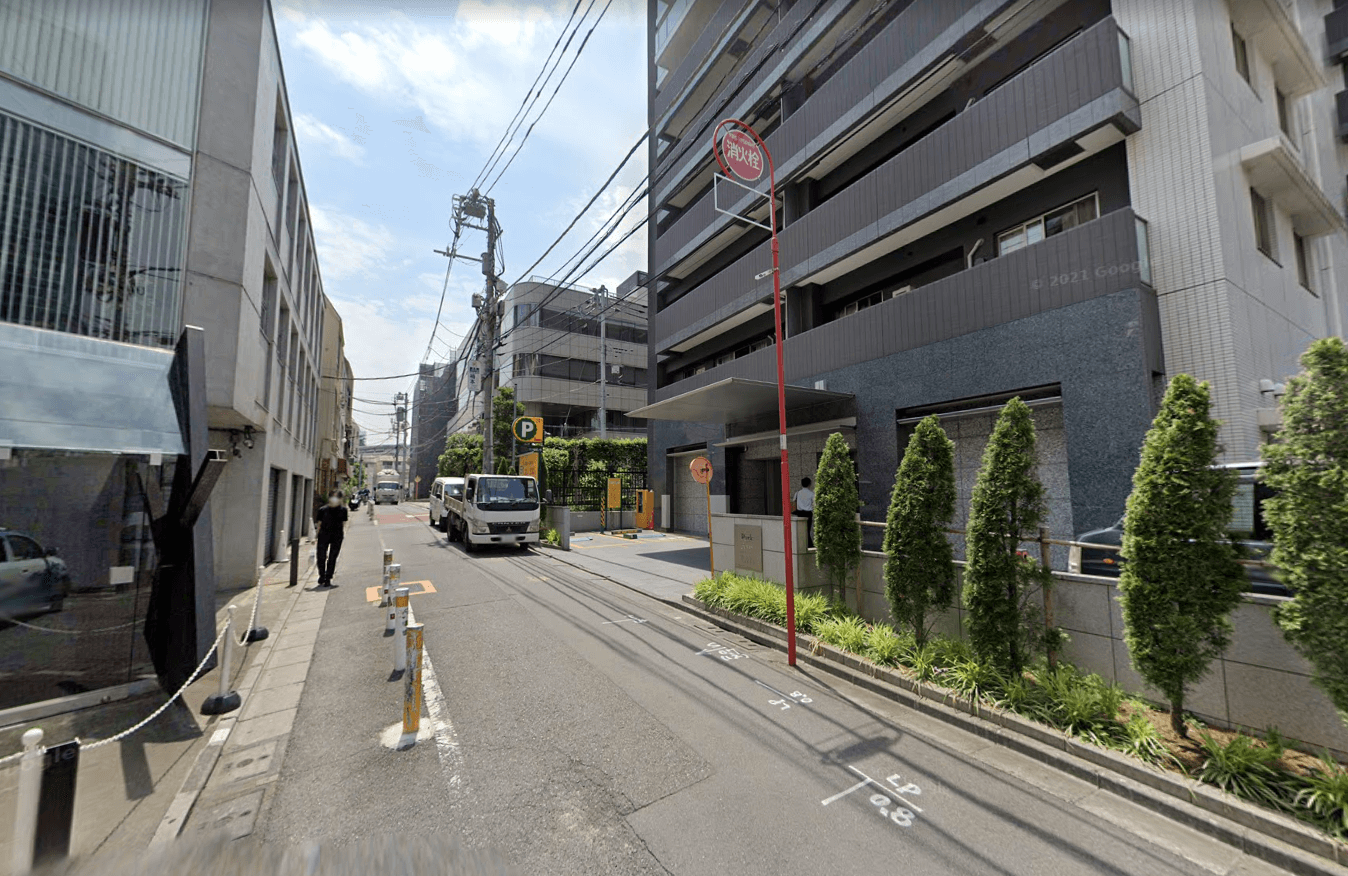 パークアクシス渋谷桜丘の入り口