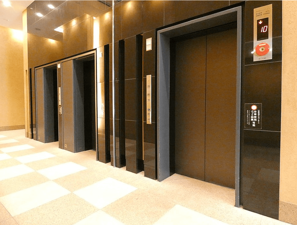 パークタワー芝浦のエレベーターホール