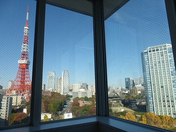 サンウッド三田パークサイドタワーから見える東京タワーの写真