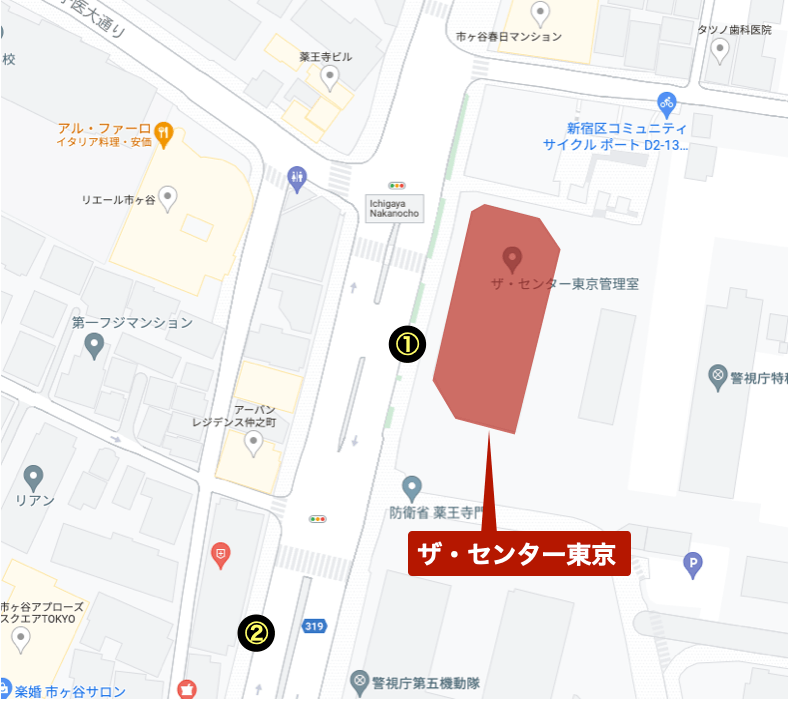 ザ・センター東京周辺のバス停