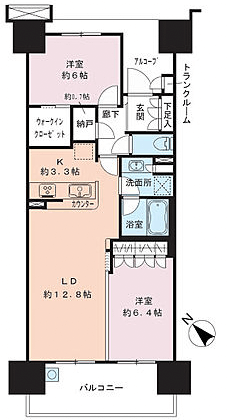 東京フロントコートの室内