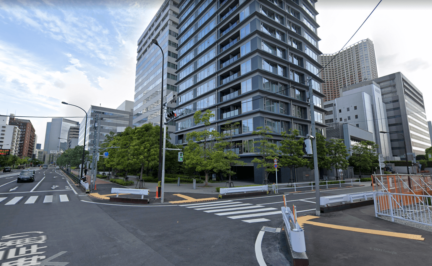 東京ベイシティタワーの入り口周辺