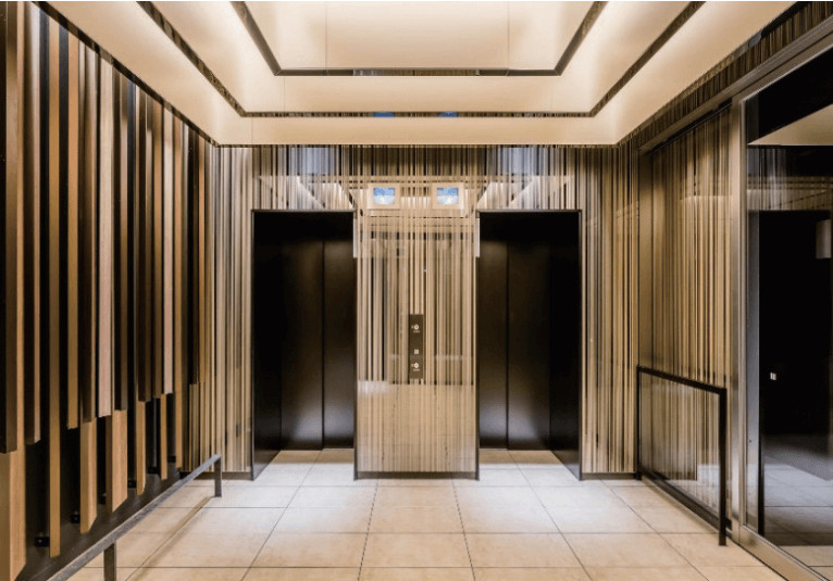 ブランズタワー豊洲のエレベーターホール
