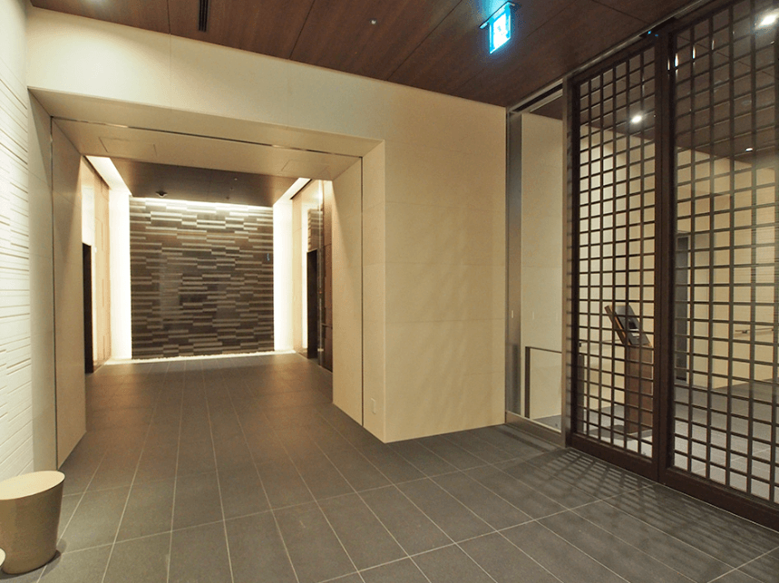 赤坂AIRレジデンスのエレベーターホール