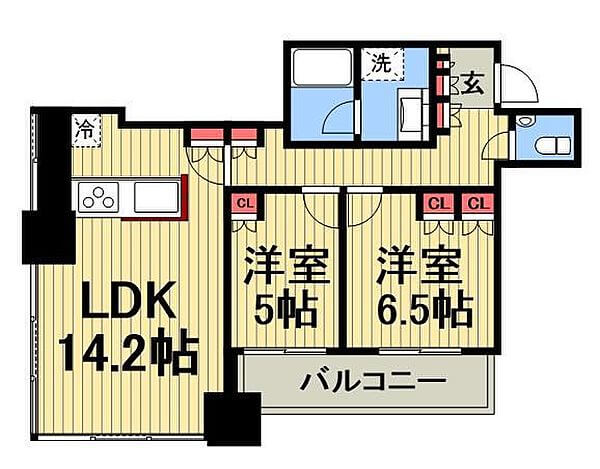 ステーションガーデンタワーの間取り