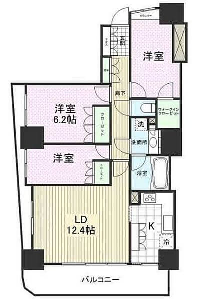 ステーションフロントタワーの間取り