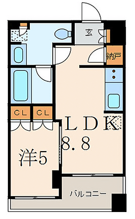 プラウドタワー二子玉川の間取り