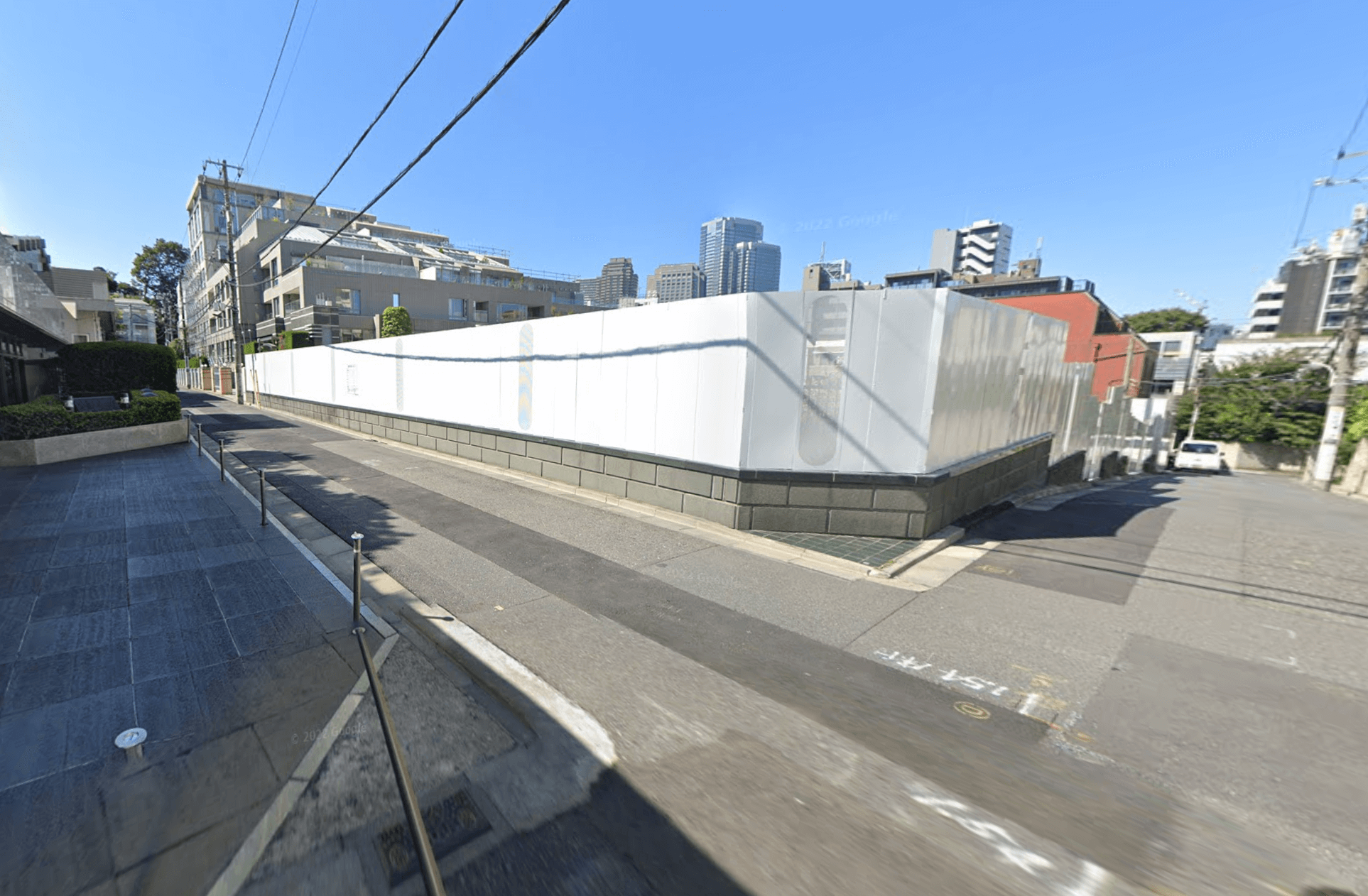 プレステージレジデンス白金台の周辺道路の写真