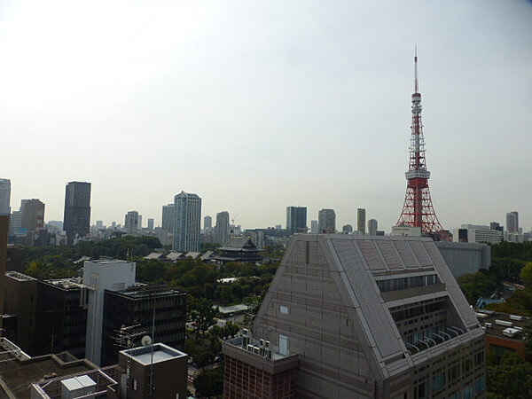 アーデン芝公園から見える東京タワー