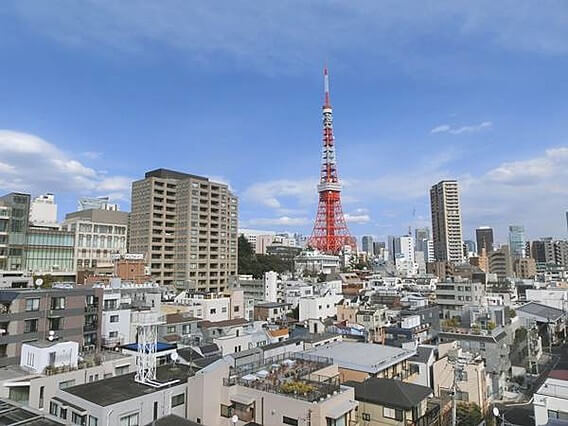 トワ・イグレッグから見える東京タワー