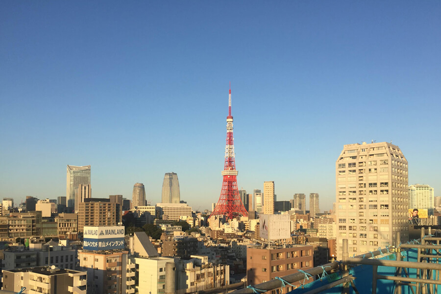 マストライフ麻布十番から見える東京アワー